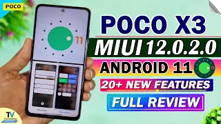 Poco X3 New MIUI 12.0.2.0 Android 11 Update Full Changelog | 20+ New Features | Poco X3 New Update