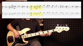 Procol Harum - Whiter Shade Of Pale (bass cover with tabs in video)