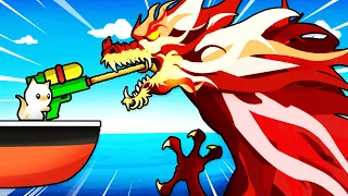 Catching The LEGENDARY DRAGON (Cat Goes Fishing)