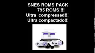 SNES ROMs Pack 2019 - 795 ROMs ( PC, Android, Raspberry...)