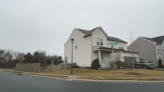 Driving in Virginia neighborhoods Manassas city