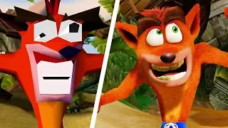 Crash Bandicoot - Full Comparison (N. Sane Trilogy vs Original)