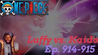 Luffy watch out for that Dragon / One Piece Ep. 914-915 - Reaction