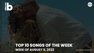 Billboard Hot 100 - Top 10 Songs of the Week (August 6, 2022)