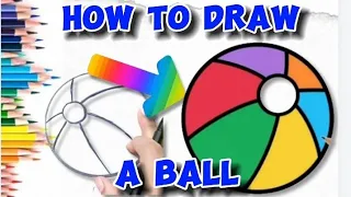How To Draw A Poké Ball From Pokémon | How to draw a ball drawing step by step #drawwithwsnu