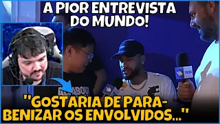 GAULES MANDA RECADO PRA PRODUÇÃO APÓS DAR TUDO ERRADO NA ENTREVISTA COM NEYMAR!