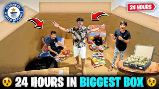 Living in World’s Biggest BOX 😍For 24 Hours Without Food & Water😨Gone Extremely Wrong - Jash Dhoka