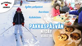 MY DAY ☀️LEIVOTAAN JA PELATAAN! #vaihtovuosisodankylässä vlogi 34 (english subtitles)