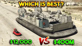 GTA 5 : CHEAPEST VS MOST EXPENSIVE (WHICH IS BEST HOVER VEHICLE?)