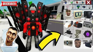 HOW TO TURN INTO Skibidi Toilet TITAN SPEAKERMAN RECOVER in Roblox Brookhaven! ID Codes