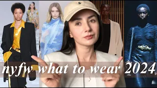 What to wear in 2024 feat. NYFW Helmut Lang, Khaite, Proenza Schouler, FForme & More/ Minimal Style