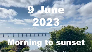 Morning to sunset on 9 June 2023 | 4K | Timelapse