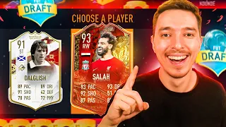 NEBUNIE DE ECHIPA CU LEGENDELE LUI LIVERPOOL LA DRAFT! DALGLISH SI SALAH SUNT GENIALI! FIFA 23