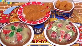 Konapun Pizza,Fried Chicken,Nuggets　バンダイ　こなぷん　ピザ、フライドチキン、チキンナゲット