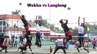 Nagaland Olympic & Paralympic Games 2024 || Wokha Vs Longleng 🏐|| First set #northeast #nagaland