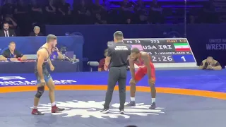 Jordan Ernest BURROUGHS (USA) df. Mohammad Ashghar NOKHODILARIMI (IRI) - 79kg Final