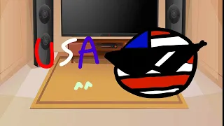 |Countryhumans react to America 🇺🇲 USA | part 1/? ( read the desc for the credits of videos TvT)