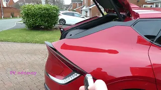 How to remote open/close the boot/tailgate/trunk on the Kia EV6