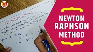 Find The Real Roots of the Equation By Newton Raphson Method | Exam Preparation