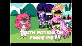 Truth potion on Pinkie Pie || Gacha Life