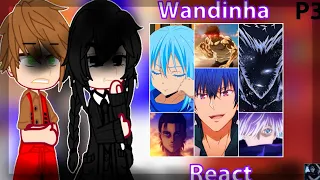 Wandinha React a animes parte 3! tik toks |gacha club react 3/3!?