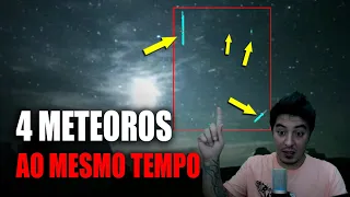 VEJA 53 METEOROS REGISTRADOS NO PICO DA CHUVA DE METEOROS ORIONIDAS 2022