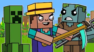 Block Squad: Survival! | Minecraft Animation (Compilation)