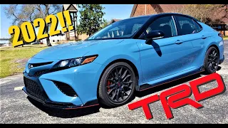 2022 Toyota Camry TRD Review || The $35,000 Sleeper Family Sedan!