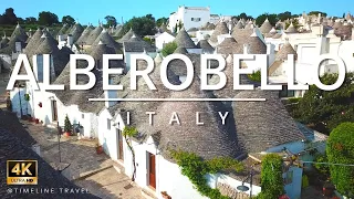 Alberobello Italy Walking Tour! Beautiful Place to Visit in Puglia Italy! #timelinetravel #italy