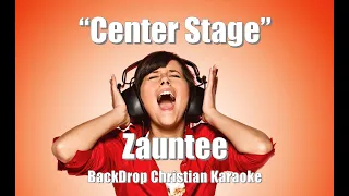 Zauntee "Center Stage" BackDrop Christian Karaoke