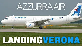 Azzurra Air A320 | Landing Verona (VRN-LIPX) 🇮🇹 🇪🇺