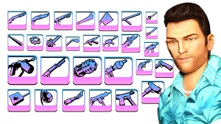 How to get ALL WEAPONS in GTA Vice City (All Locations)