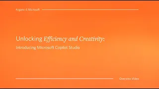 Unlocking Efficiency and Creativity: Introducing Microsoft Copilot Studio
