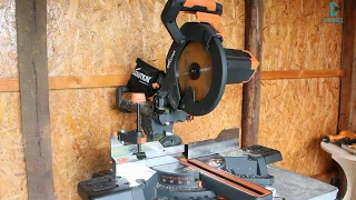 Evolution Power Tools R255SMS+ Multi-Material Sliding Mitre Saw with Plus Pack, 255 mm