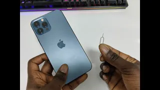 Iphone 12 Pro Max   How To Insert Sim Card