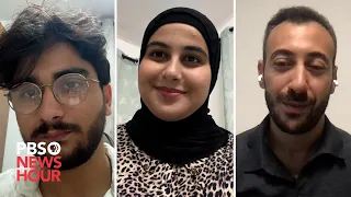 WATCH: Young Palestinians reflect on the Israel-Hamas war