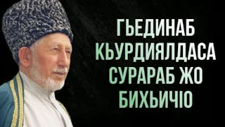 Гьединаб кьурдиялдаса сурараб жо бихьичIо