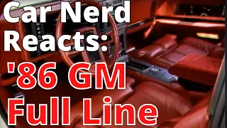 Car Nerd Reacts MotorWeek Retro Review '86 GM Full Line