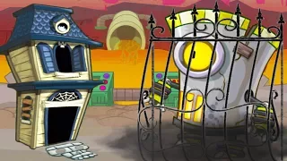 SUPER BOSS BEHIND BARS! Conquest Tower cartoon game for kids Pro FIGHTS and BATTLES in the ARENA