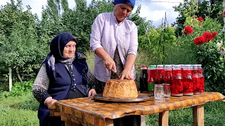 Cornelian compote and Shah Plov-Azerbaijanian Royal Plov