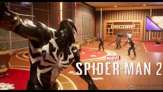 Harry Transform Into Venom and Destroy Oscorp - Marvel's Spiderman 2 PS5