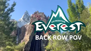 Expedition Everest - Back Row POV | Disney's Animal Kingdom