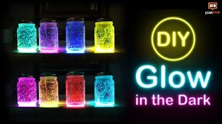 DIY- Glow In The Dark Mason Jar