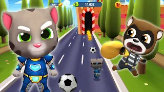 Talking Tom Gold Run Football - Hyper Tom - Full Screen Gameplay Walkthrough - Android iOS