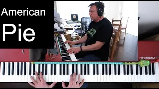 Don McLean - American Pie (cover on piano)