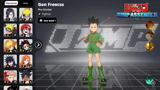 Jump Assemble Gon Freecss Gameplay And Skills