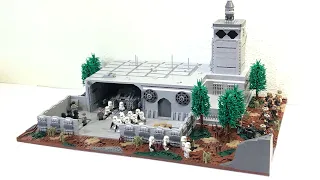 TIMELAPSE: LEGO Star Wars Imperial Bunker Base MOC on Daro Speed Build
