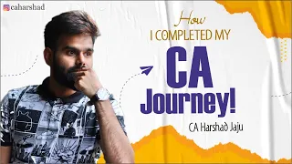 How ‘CA’ Happened to Me ! My CA Journey!