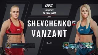 UFC 4 - Valentina Shevchenko vs Paige VanZant