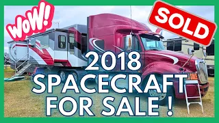 2018 Spacecraft For Sale (48 ft, Toy Hauler with Solar)